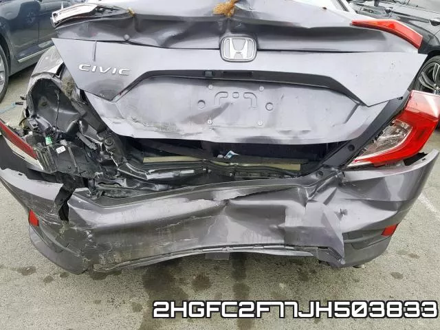 2HGFC2F77JH503833 фото 10