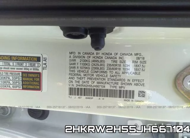 2HKRW2H55JH667104 фото 10