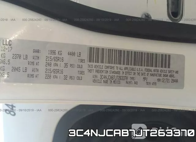3C4NJCAB7JT263370 фото 10