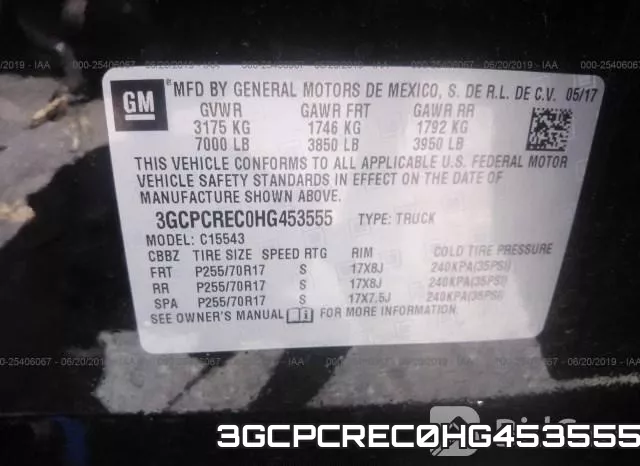 3GCPCREC0HG453555 фото 10