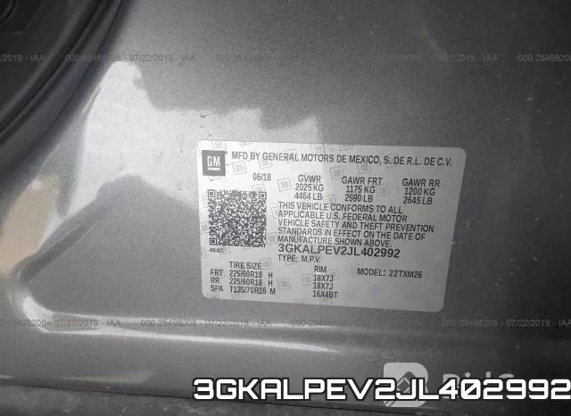 3GKALPEV2JL402992 фото 9