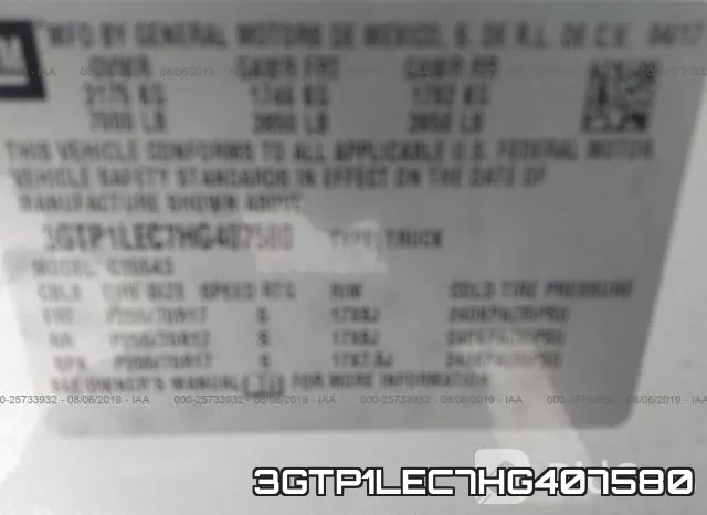 3GTP1LEC7HG407580 фото 10