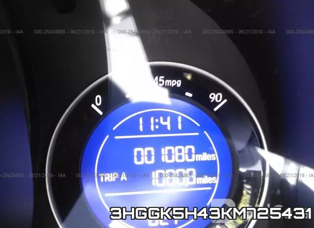 3HGGK5H43KM725431 фото 8