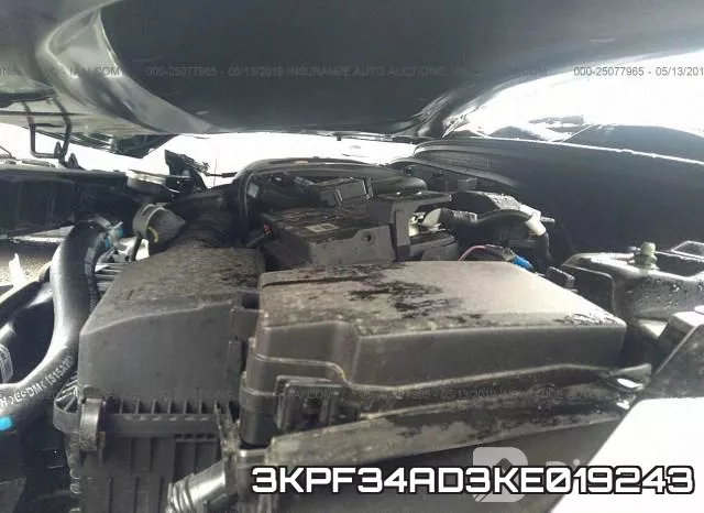 3KPF34AD3KE019243 фото 2
