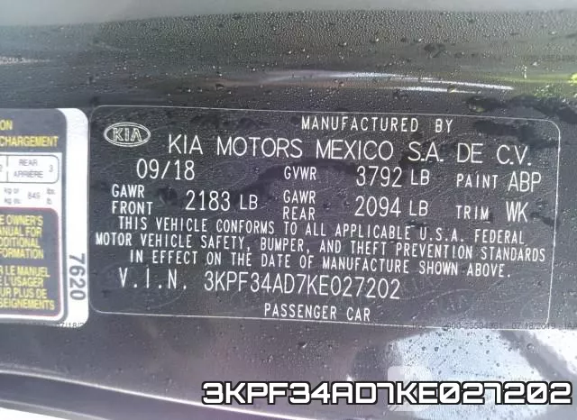 3KPF34AD7KE027202 фото 10