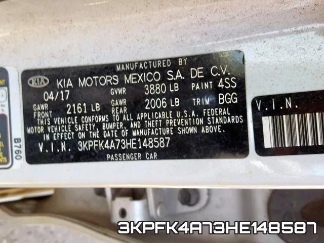 3KPFK4A73HE148587 фото 2