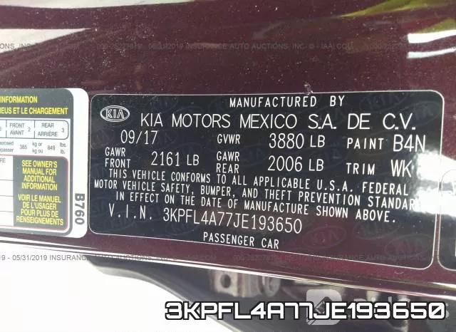 3KPFL4A77JE193650 фото 10