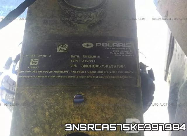 3NSRCA575KE397384 фото 2
