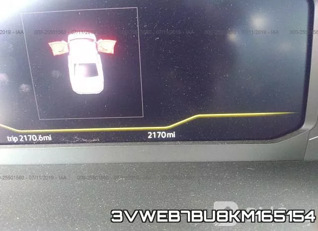3VWEB7BU8KM165154 фото 8