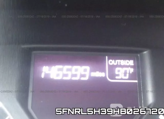 5FNRL5H39HB026720 фото 8