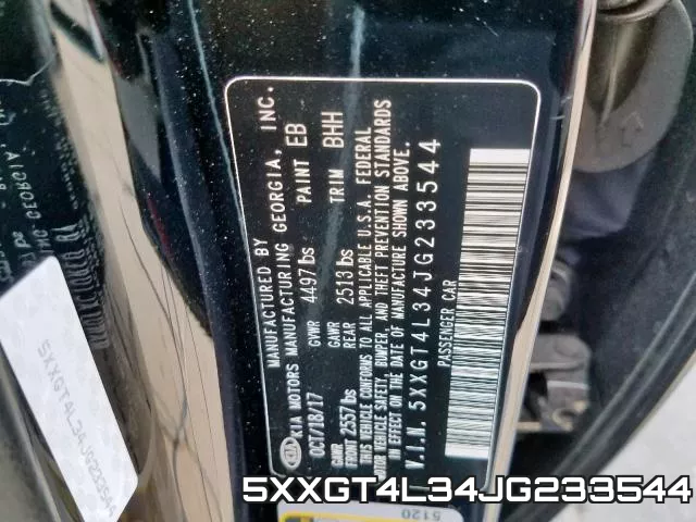 5XXGT4L34JG233544 фото 2