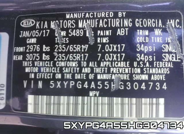 5XYPG4A55HG304734 фото 10