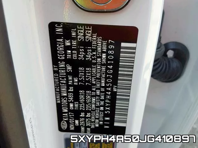 5XYPH4A50JG410897 фото 2