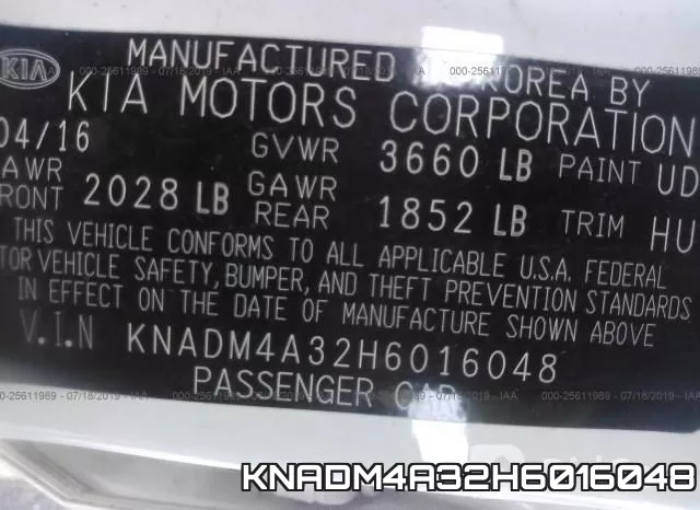 KNADM4A32H6016048 фото 10