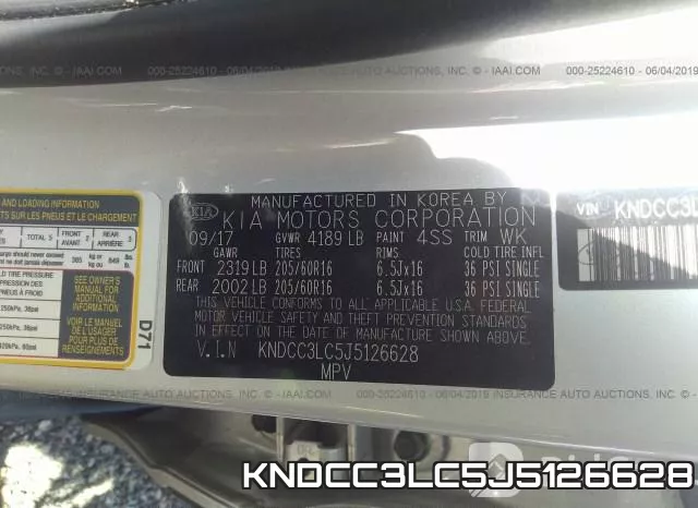 KNDCC3LC5J5126628 фото 10