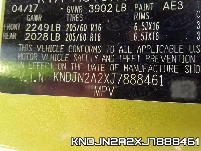 KNDJN2A2XJ7888461 фото 2