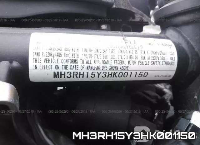MH3RH15Y3HK001150 фото 2