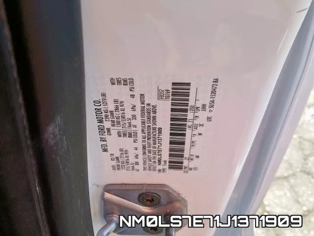 NM0LS7E71J1371909 фото 2