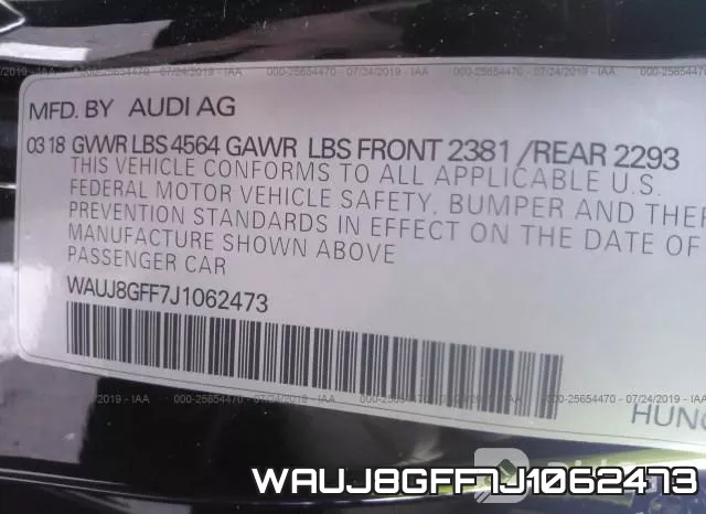 WAUJ8GFF7J1062473 фото 10
