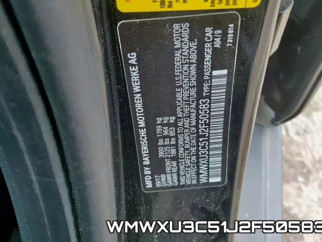 WMWXU3C51J2F50583 фото 2