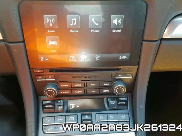 WP0AA2A83JK261324 фото 9