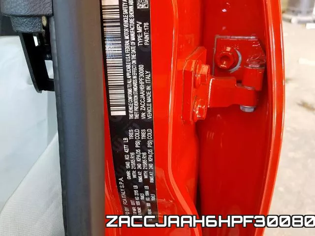 ZACCJAAH6HPF30080 фото 2