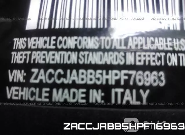 ZACCJABB5HPF76963 фото 10