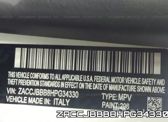 ZACCJBBB8HPG34330 фото 10