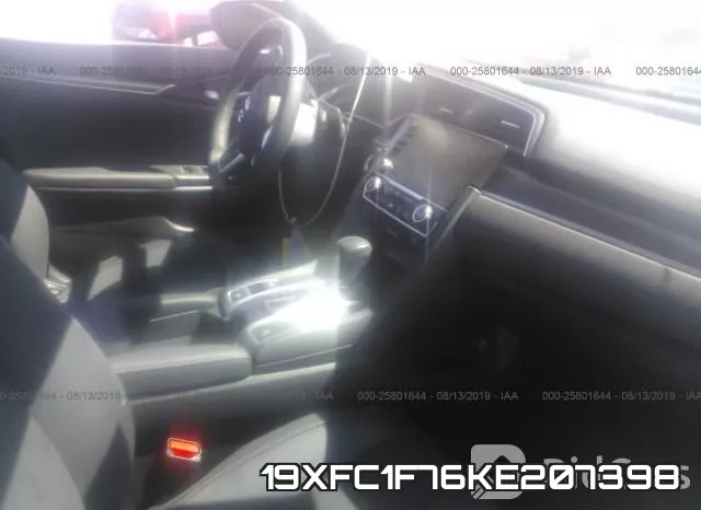 19XFC1F76KE207398 фото 6
