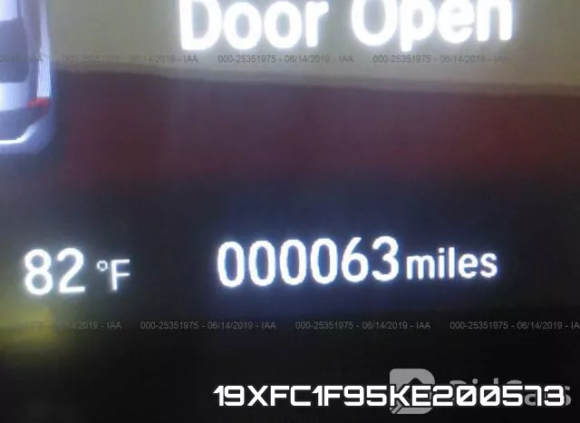 19XFC1F95KE200573 фото 8