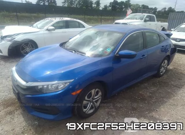 19XFC2F52HE208397 фото 3
