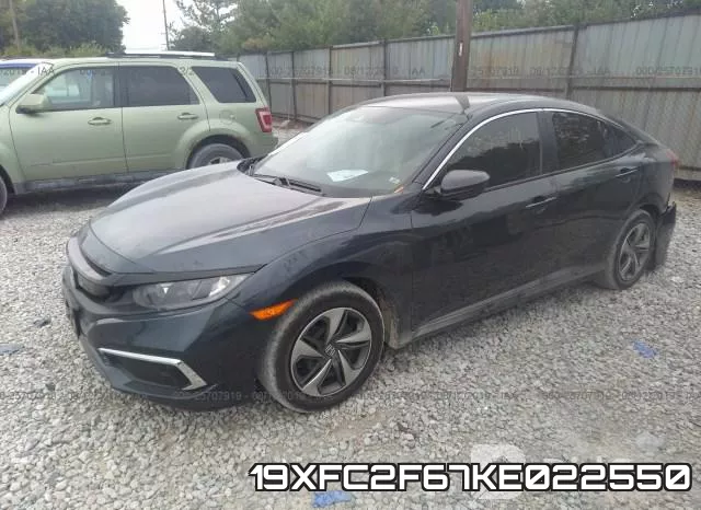 19XFC2F67KE022550 фото 3