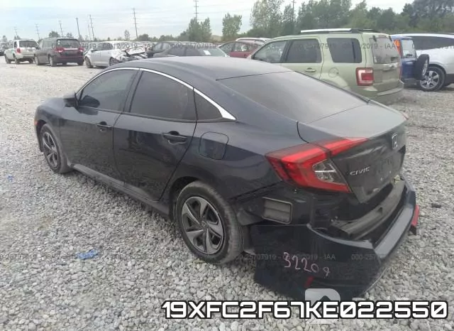19XFC2F67KE022550 фото 4