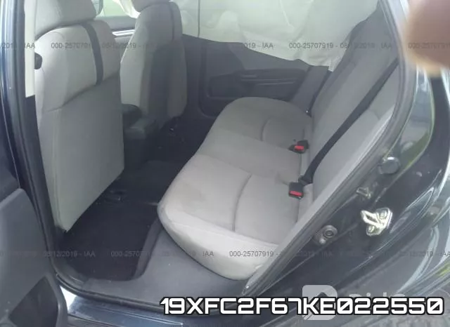 19XFC2F67KE022550 фото 9