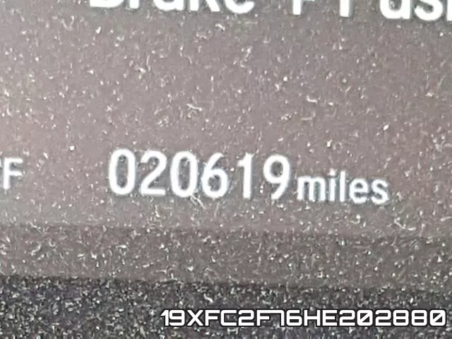 19XFC2F76HE202880 фото 9
