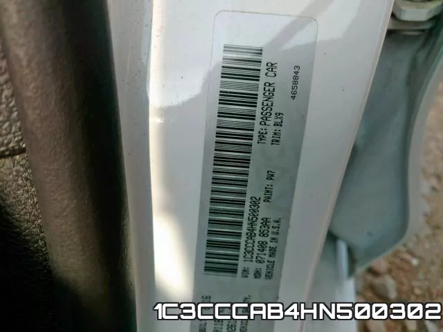 1C3CCCAB4HN500302 фото 2