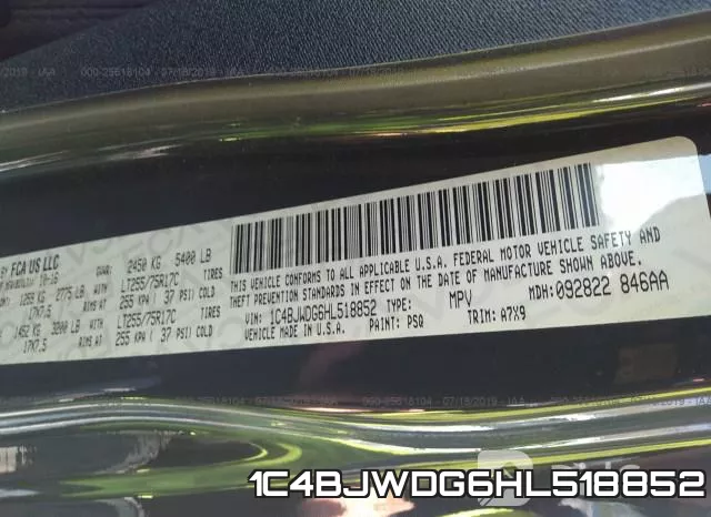 1C4BJWDG6HL518852 фото 10