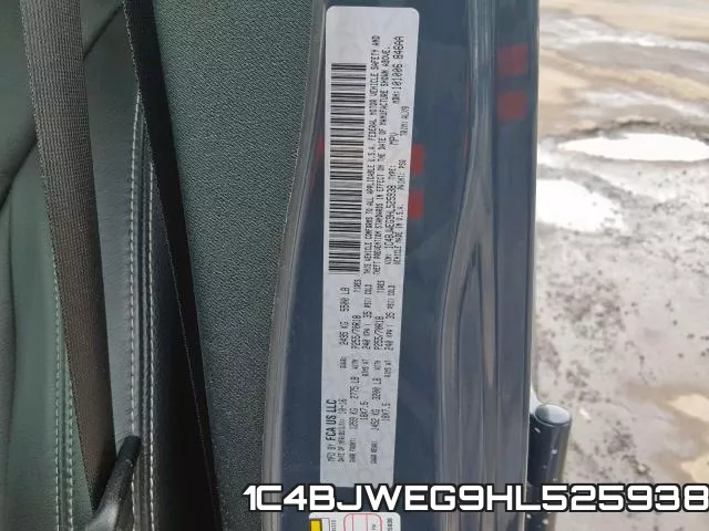 1C4BJWEG9HL525938 фото 2