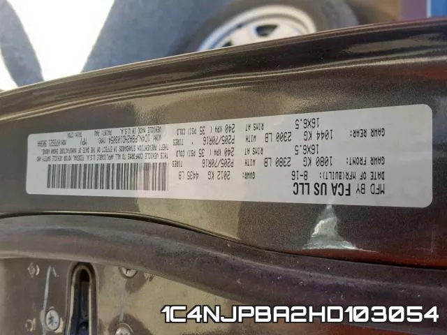 1C4NJPBA2HD103054 фото 2