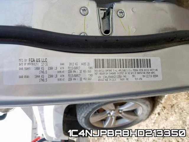 1C4NJPBA8HD213350 фото 2