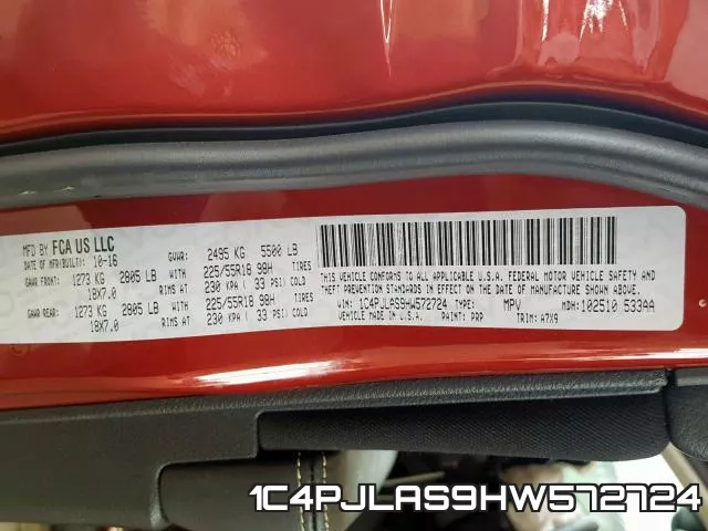 1C4PJLAS9HW572724 фото 2