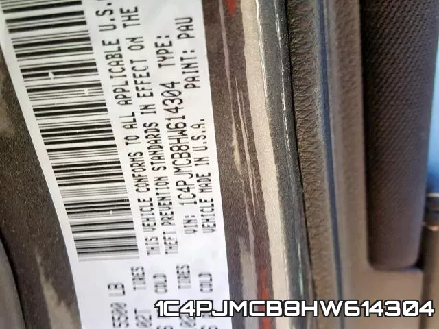 1C4PJMCB8HW614304 фото 2