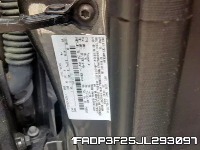 1FADP3F25JL293097 фото 2