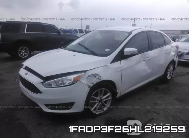 1FADP3F26HL219259 фото 3