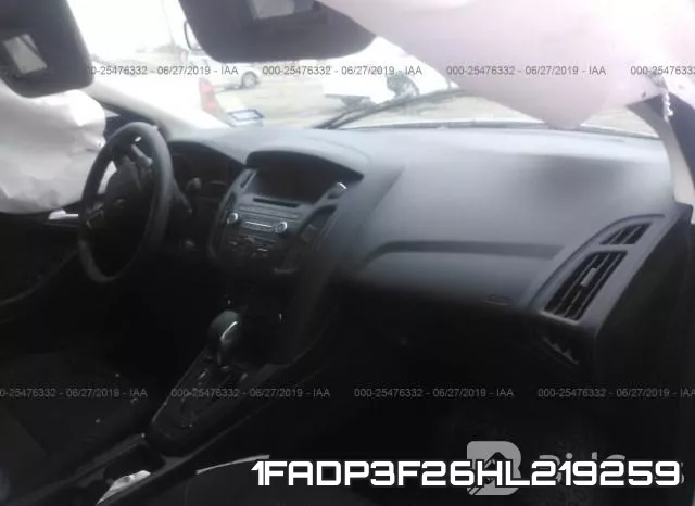 1FADP3F26HL219259 фото 6