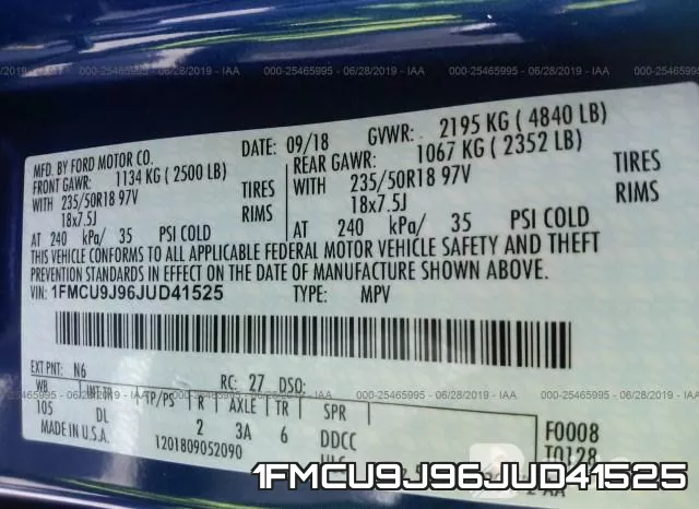 1FMCU9J96JUD41525 фото 10
