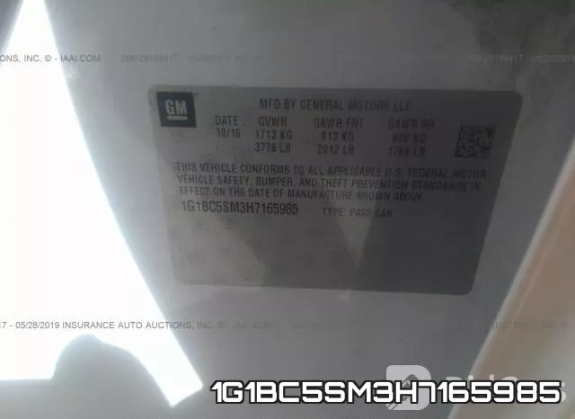1G1BC5SM3H7165985 фото 10