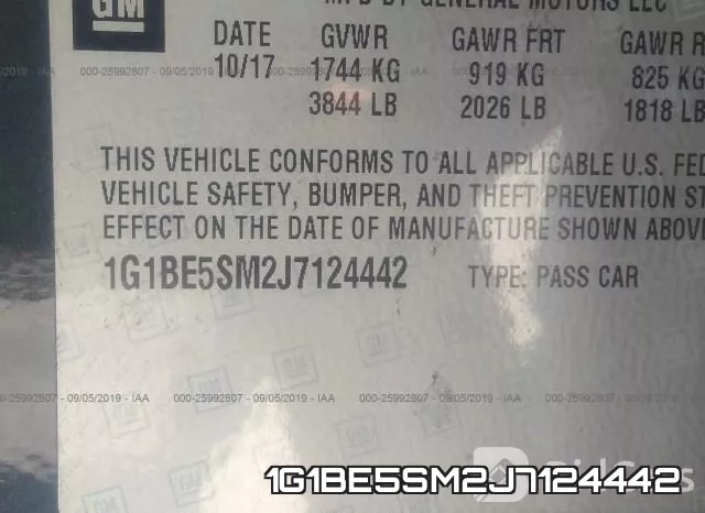 1G1BE5SM2J7124442 фото 9