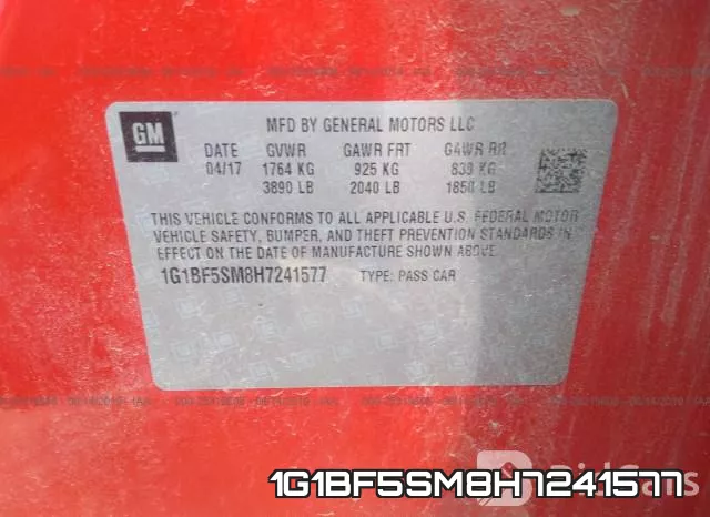 1G1BF5SM8H7241577 фото 10