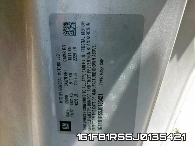1G1FB1RS5J0135421 фото 2